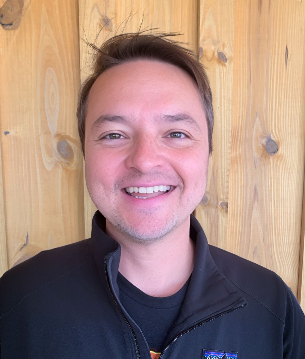 James, smiling — the man buying your first drink